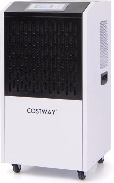 Costway Deumidificatore Commerciale e Industriale da 118L per Grandi Spazi fino a 790mq, Bianco – 1