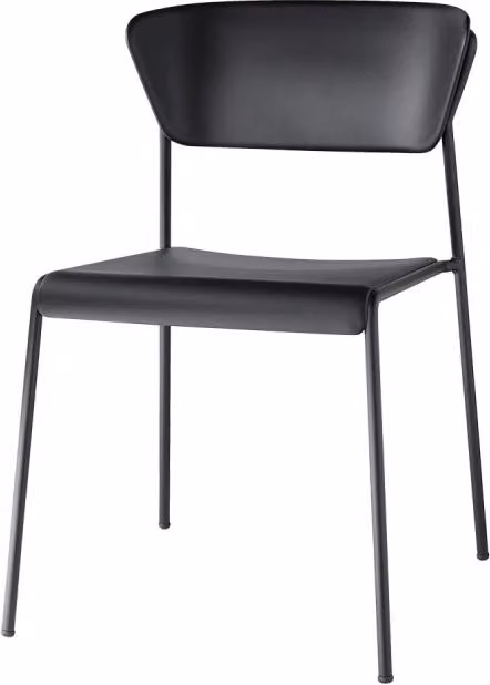SET DA 4 SEDIA LISA TECNOPOLIMERO MADE IN ITALY SCAB DESIGN - NERO 80