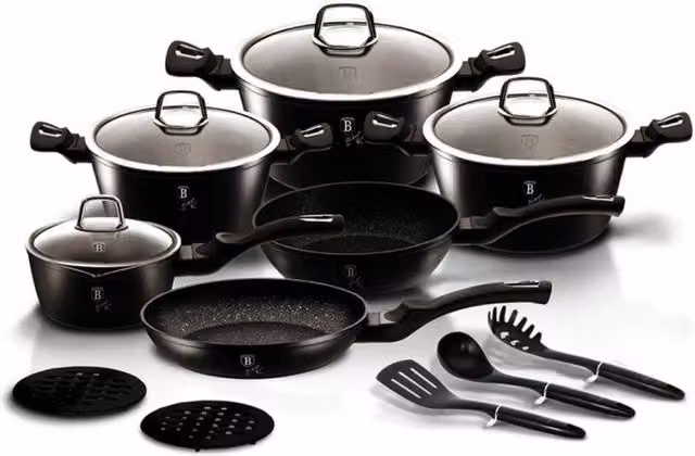 Berlinger haus BH-6155 Set di pentole in granito da 15 pezzi