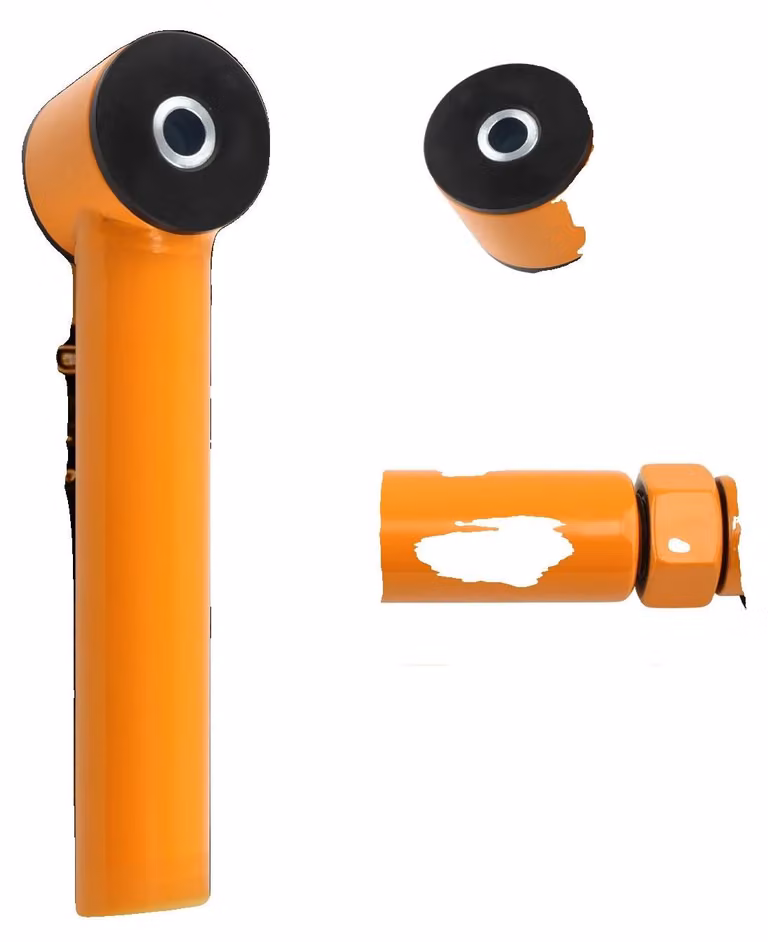 Bracci sterzo regolabili, struttura in acciaio, lunghezza 68 cm, larghezza 20 cm, altezza 13 cm, peso 8350 g