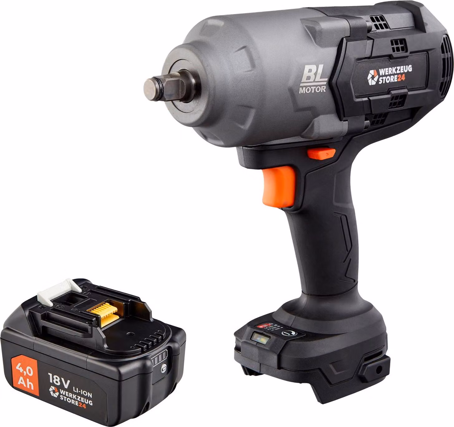 WS24 Avvitatore a impulsi a batteria WDS 18 V 1/2" 1.600 NM / 1x batteria 4,0 Ah