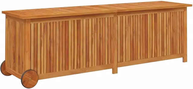 Contenitore da Giardino con Ruote 150x50x58cm Massello Acacia CFW6719873