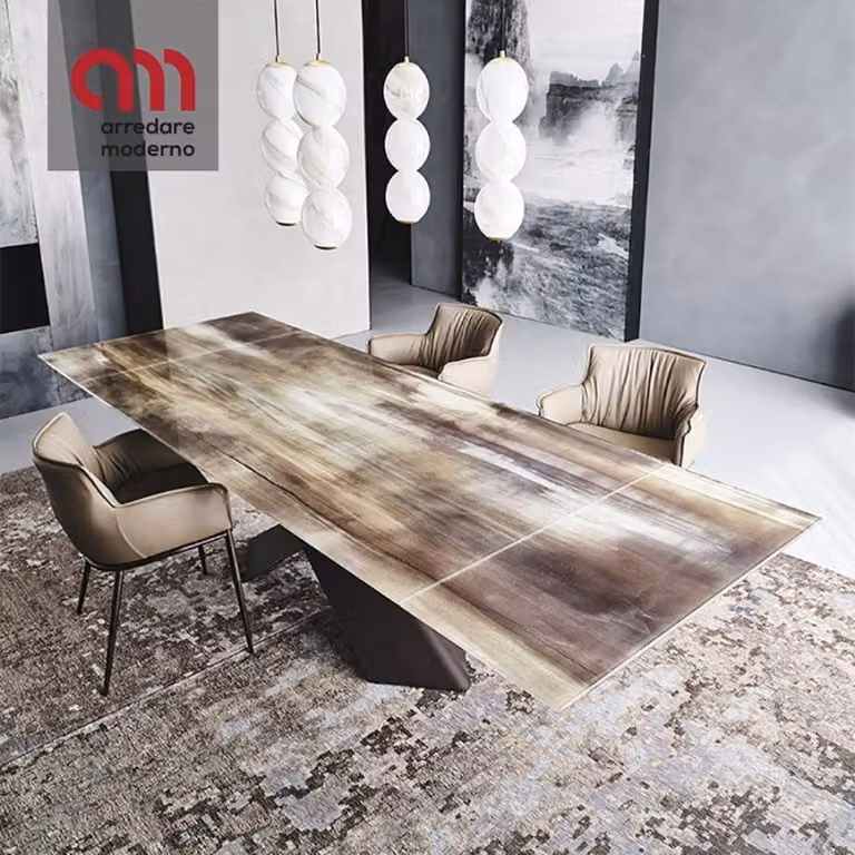 Tavolo Tyron Crystalart Drive Cattelan Italia