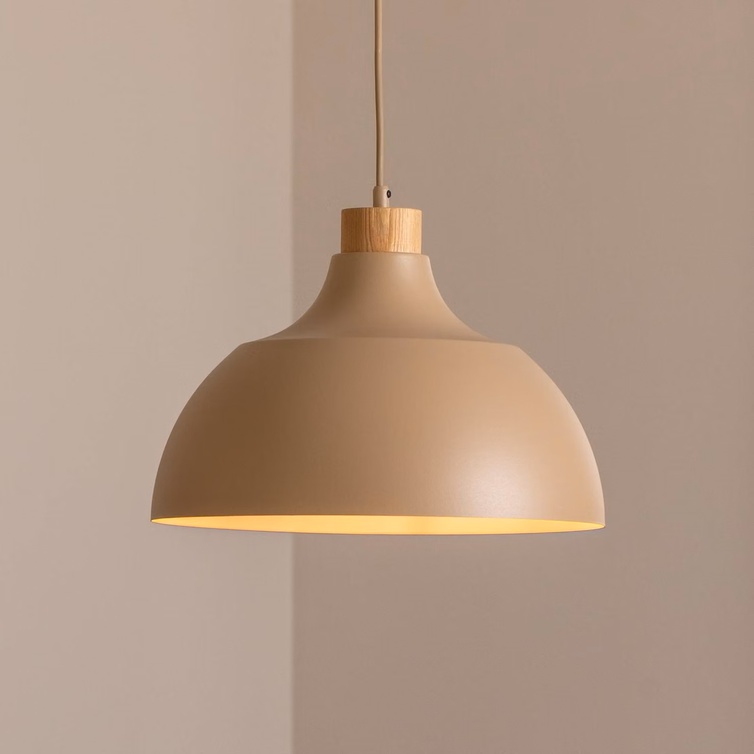 Lampada a sospensione Kaitt TK Lighting, dimmerabile, Marrone / Ruggine, Soggiorno / Sala da pranzo, Metallo, Scandinavo, Lampada a sospensione