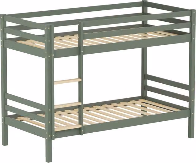 Letti a castello per bambini 190x90cm verde AMBRA
