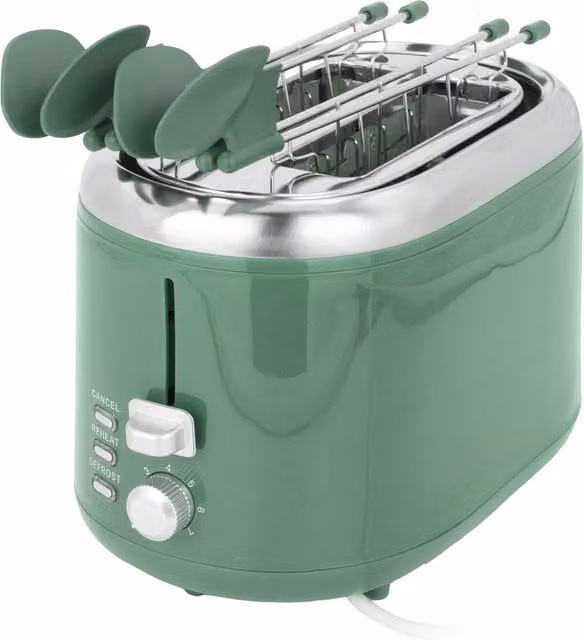 Tostapane 2 fette 850 W verde