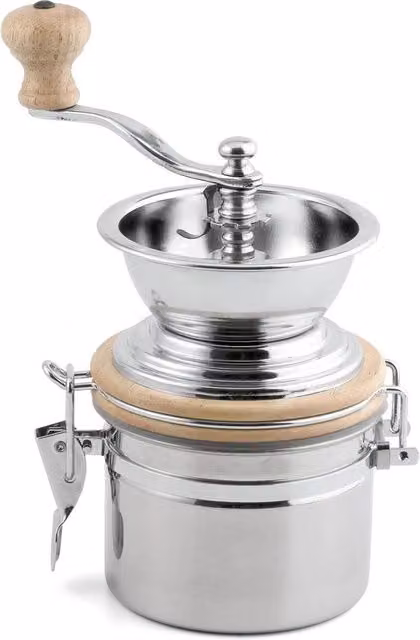 Macchina per macinare caffè in acciaio inossidabile - Manuale - 9 x 9 x 17 cm