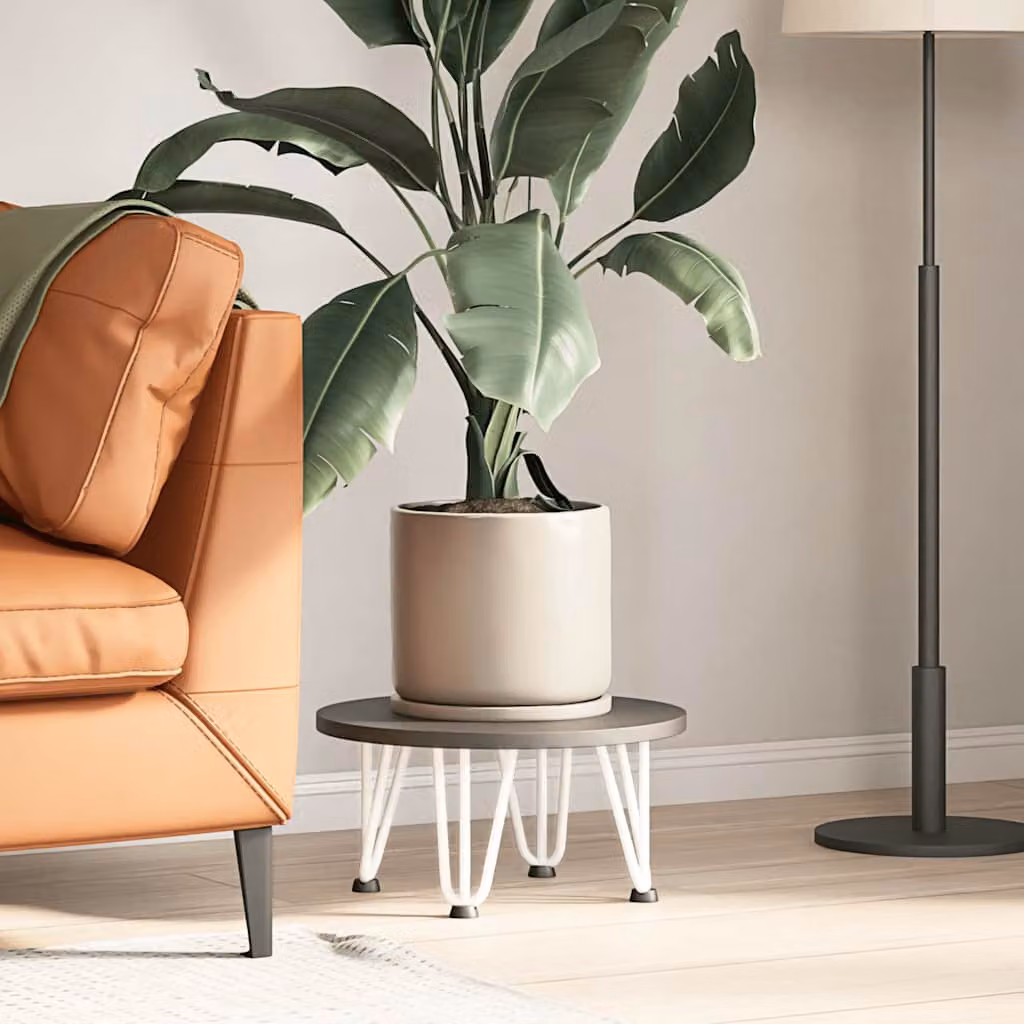 vidaXL Gambe a forcina per tavolino 4 pz bianche 20 cm