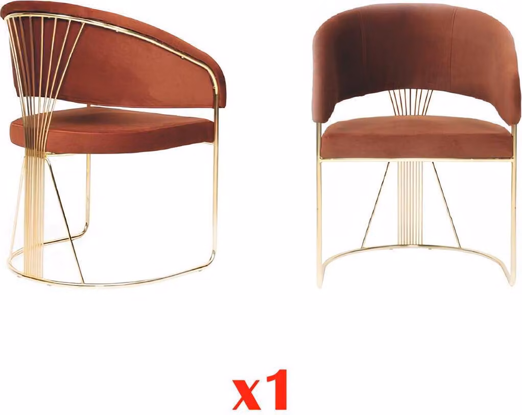 Esszimmer Edelstahl 1x Stuhl Lederstuhl Design Polster Stuhl Stühle Sitz Lehn