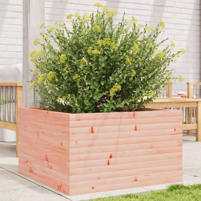 Fioriera da giardino vidaXL in legno per orto o piante ornamentali L/P/H: 80 x 80 x 45,5 cm – 1