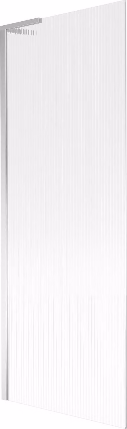 Mexen Next L paratia da vasca da bagno a 1 anta 70 x 150 cm, strisce, cromo - 895-070-000-03-09-01