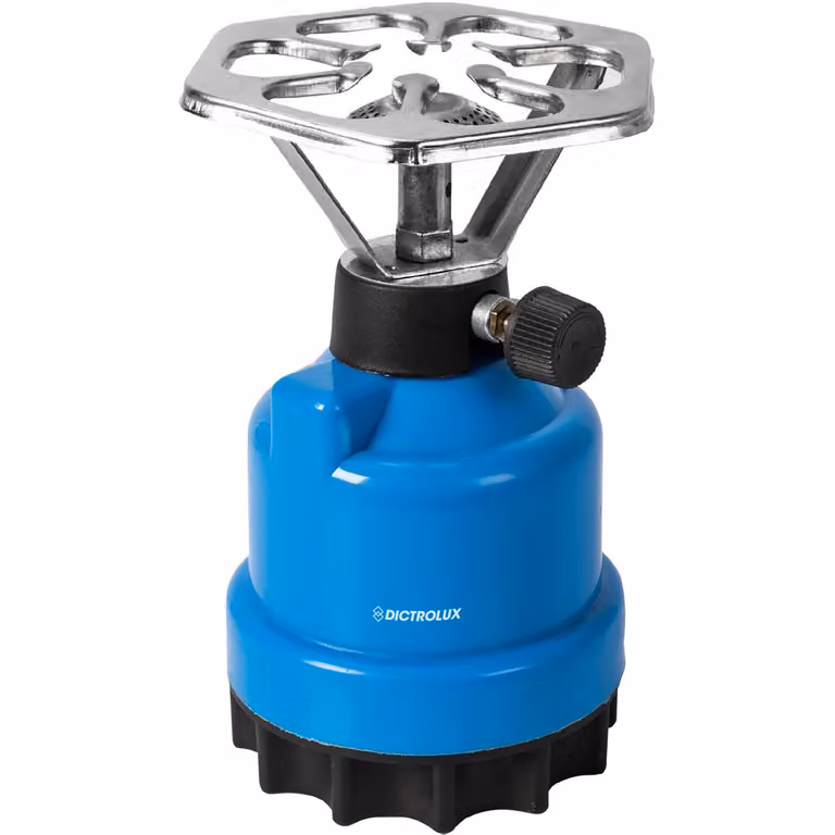 DICTROLUX Fornello a Gas Portatile 1500 Watt Blu