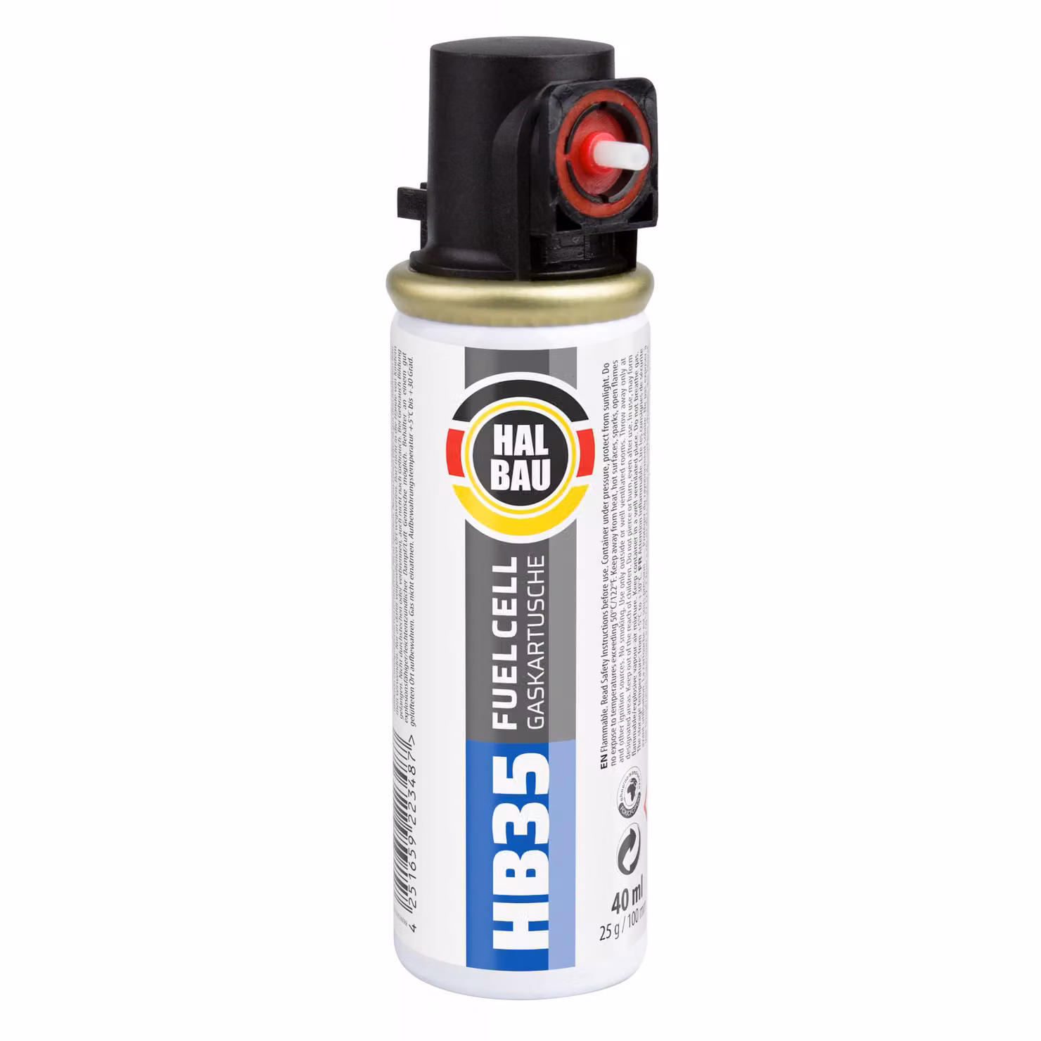 Cartuccia di ricambio HALBAU da 100 mm e 40 ml per chiodatrice, 1 pezzo, cartuccia HB35