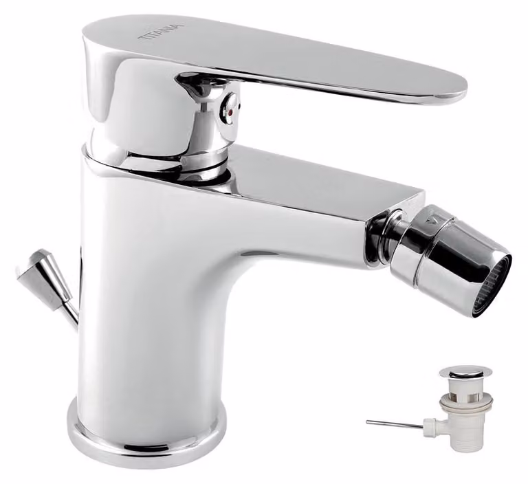 Rubinetto bidet con beccuccio cromato Titania Smart