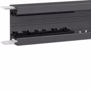 2 Metri Parte inferiore del canale del parapetto per BRN 65x130mm gs - Passaggio a muro 130x68mm RAL9011 BRN6513019011