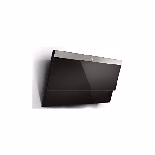Turboair Diva BL/F/80 625 m³/h Cappa aspirante a parete Nero, Acciaio inossidabile D
