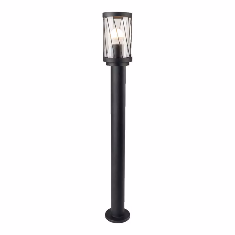 Luce di percorso COPENHAGEN 1xE27/40W, IP44, nero opaco L: 105, H: 500, dimmerabile