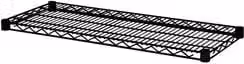 Ripiano LUX componibile in metallo nero opaco L 90 x P 35 cm