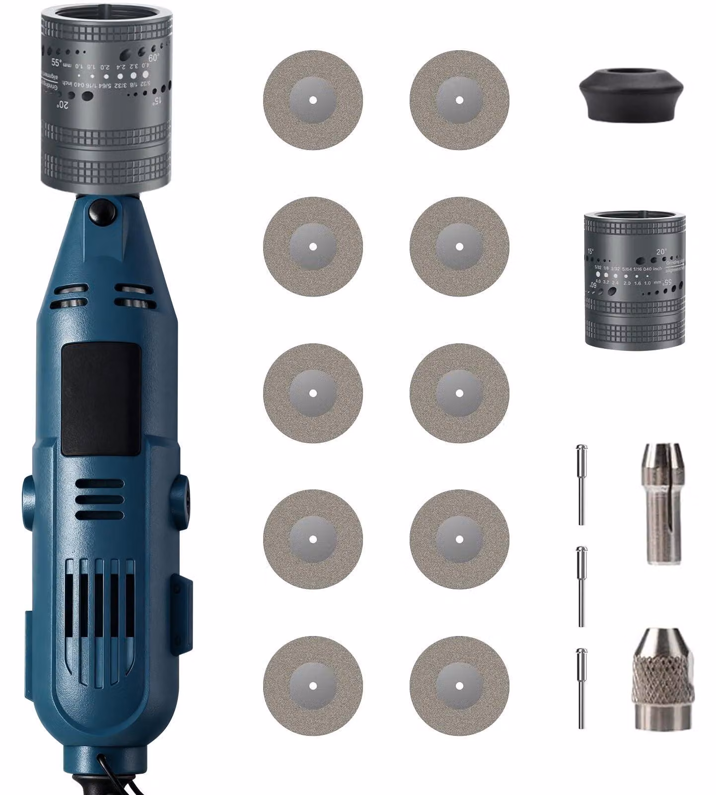 Macchina per l'affilatura degli elettrodi da 260W per saldatura TIG, con set di affilatori in tungsteno