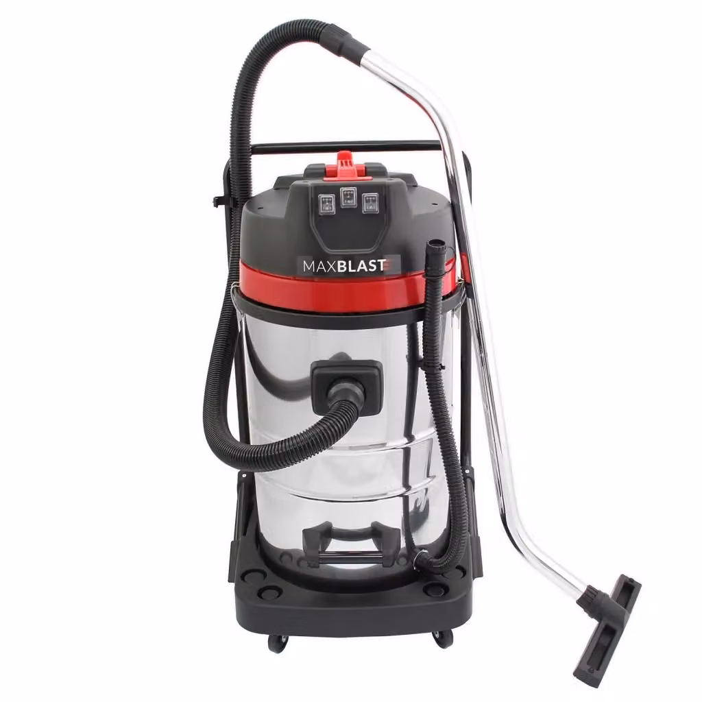 Aspirapolvere Industriale Wet&Dry Monster Shop 80L 3000W in Acciaio Inox con 4 Accessori e Sacchetti – 2