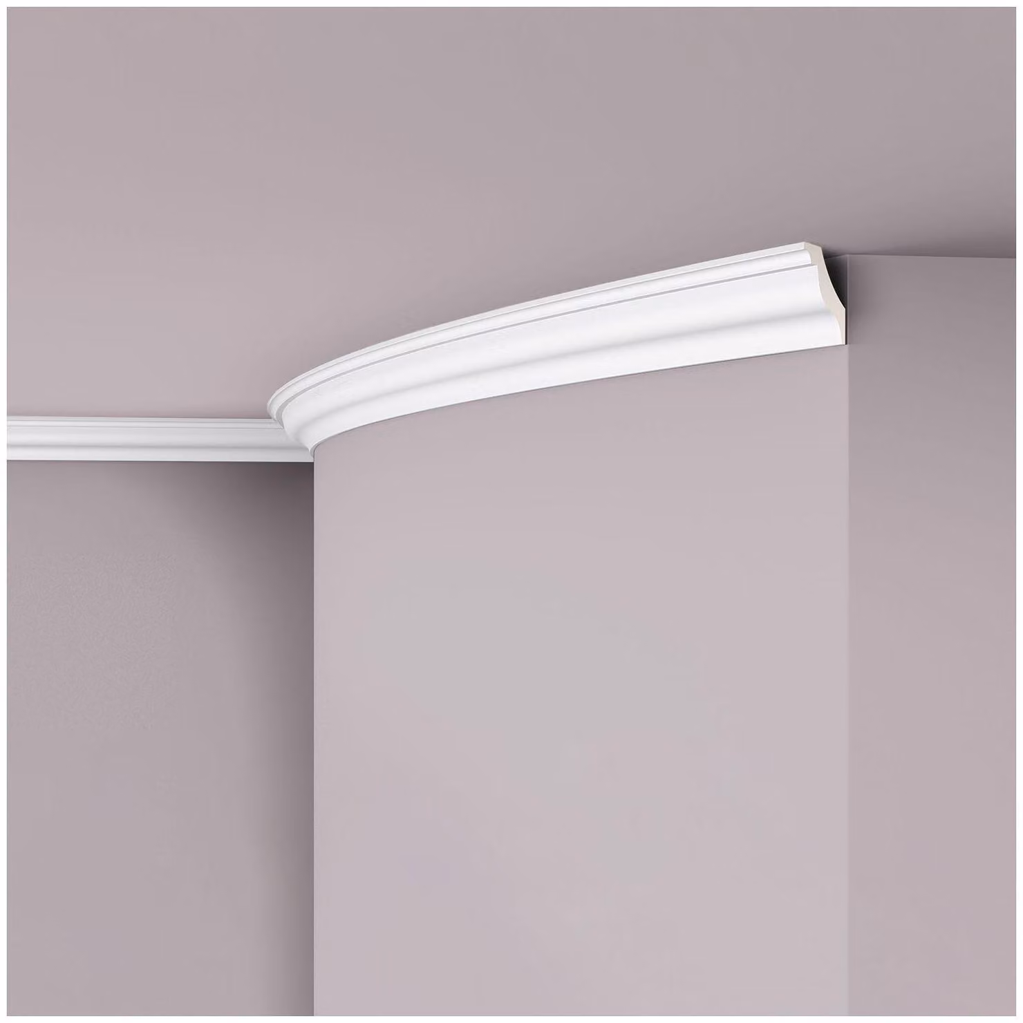 Cornice a soffitto NMC Z15 Flex ARSTYL Noel Marquet Rivestimento decorativo flessibile Rivestimento decorativo classico bianco 2 m