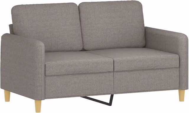 Divano | Divano da soggiorno | Sofa a 2 Posti Tortora 120 cm in Tessuto