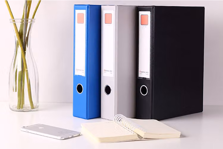 Scatola magnetica per documenti A1296 A4 grigio