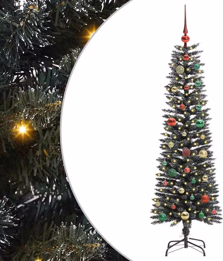 Albero di Natale artificiale con 150 LED Verde 150 cm