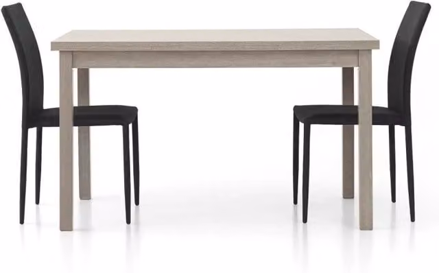 Tavolo allungabile rettangolare in rovere grigio Mobili 2G L: 130 cm, P: 80 cm, H: 76 cm – 4