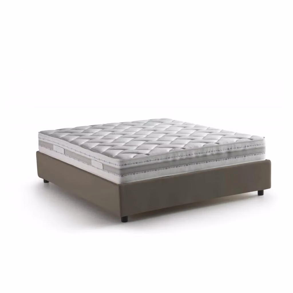 Letto Matrimoniale Aluin Talamo Italia con Materasso Incluso, Grigio, L/P: 160 x 200 cm, H: 175 cm – 2