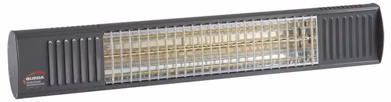Riscaldatore a infrarossi Term2000 IP67 Ultra Low Glare 2000 Watt antracite