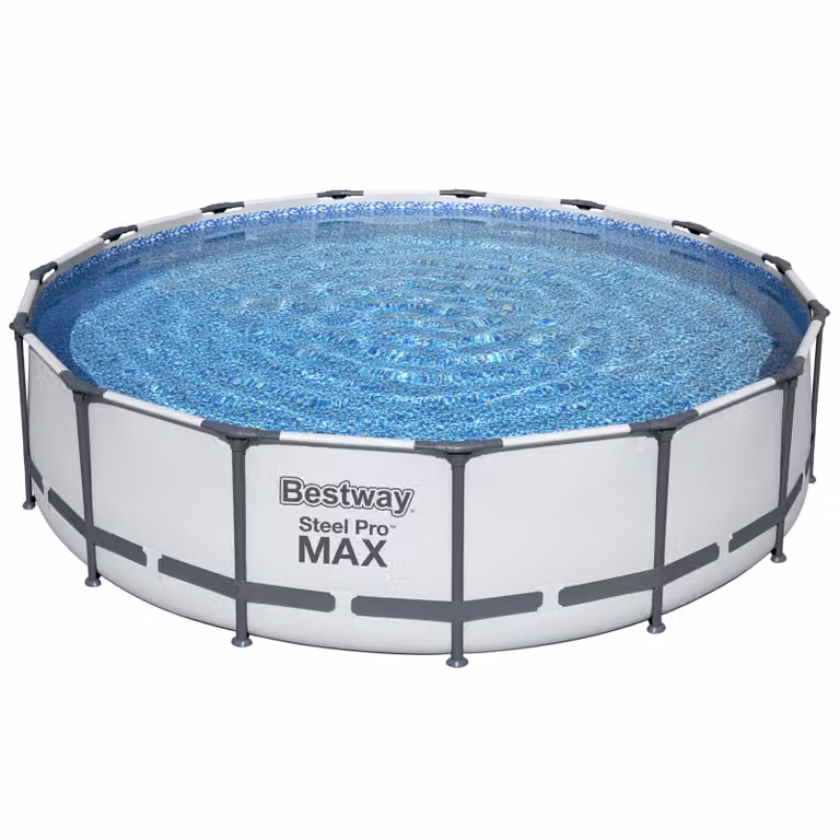 Set completo di piscine con telaio Bestway Steel Pro Max™, rotondo, 457x107cm, 56488