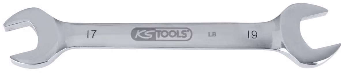 KS Tools ACCIAIO INOX doppia chiave aperta, 24x27mm, angolata - 964.2213
