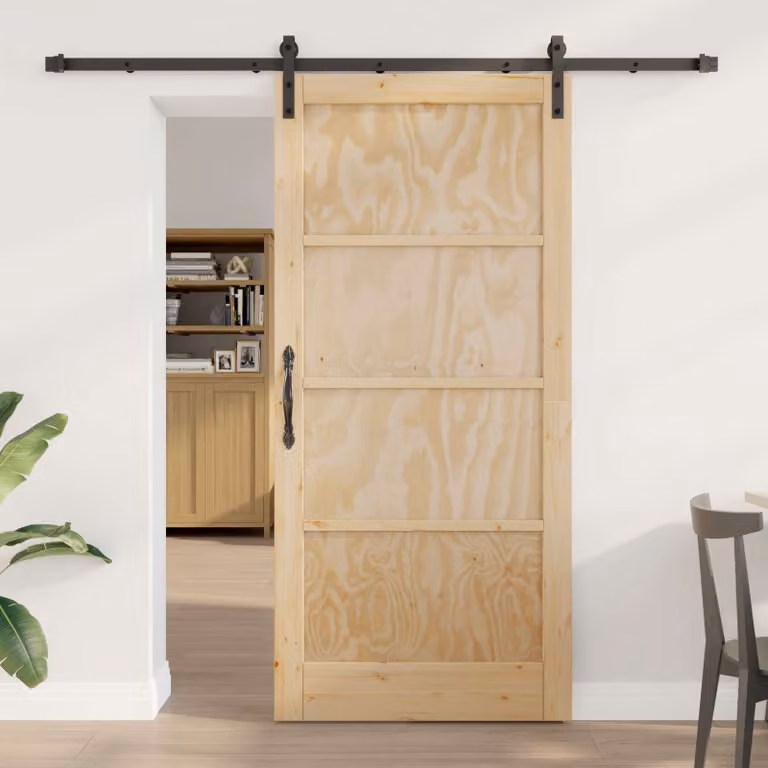 vidaXL Porta scorrevole 93 x 202 cm Legno ingegnerizzato