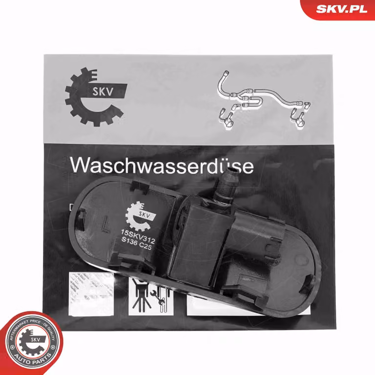 ESEN SKV Ugello tergicristallo e lavacristalli 15SKV312 Anteriore sinistro per AUDI A4 Avant (8K5, B8)