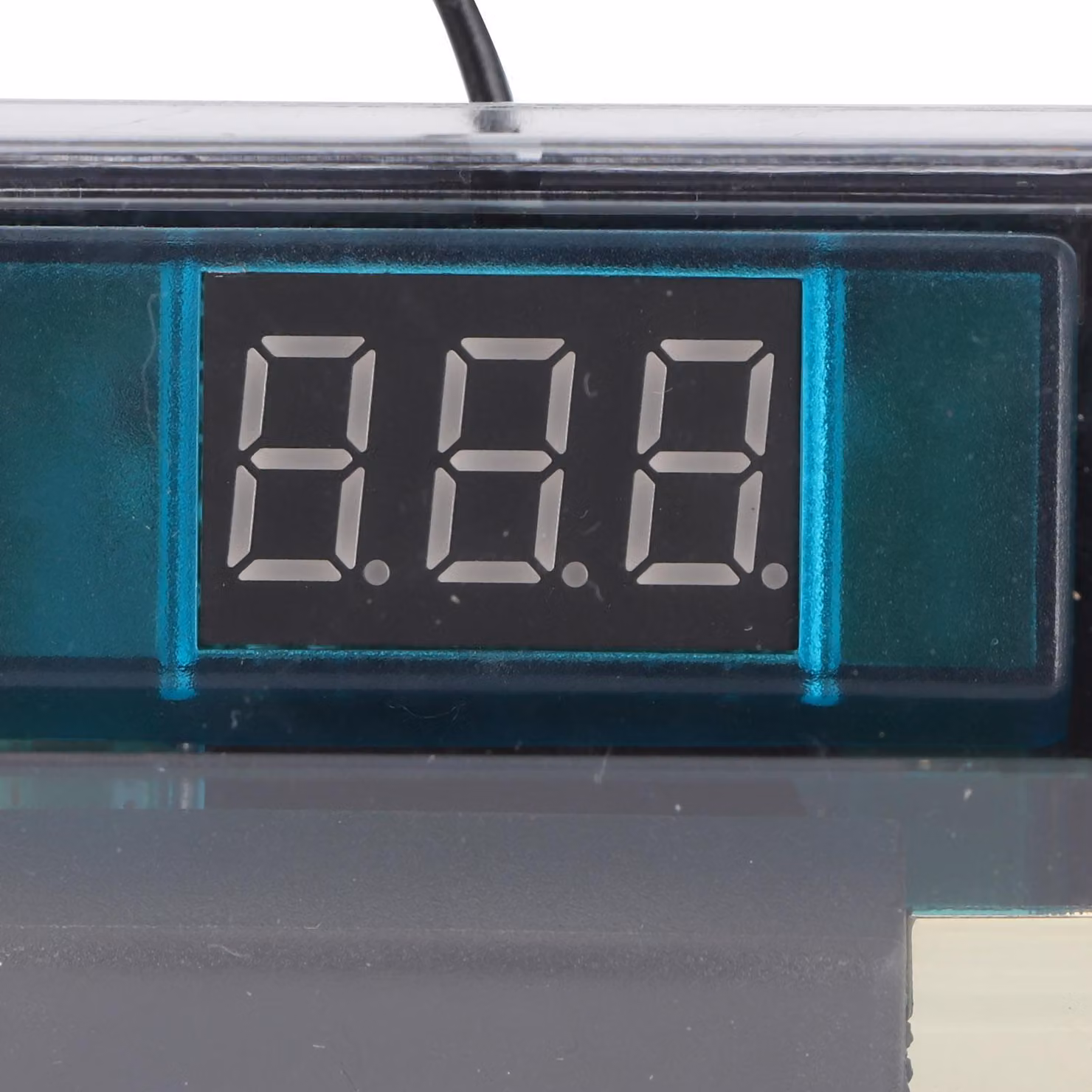 Blocco distributore portafusibili 1x0GA In 1x4GA Out con indicatore di tensione digitale per impianti audio di auto e yacht