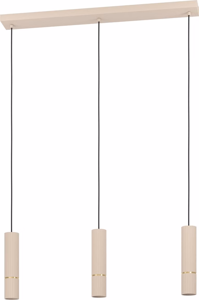 Lampadario Eglo 901152 CAMINIA 3x GU10 5 W colore sabbia
