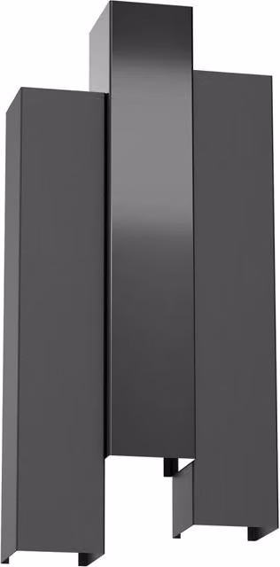 Applique tripla su/giù nera Wall Luminex 6xGU10 8W IP20
