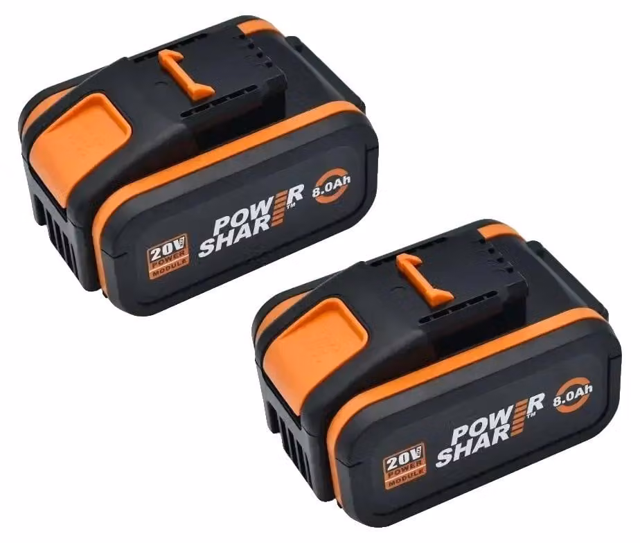 Batterie di ricambio, 20V, capacità 8000mAh, 20V 8.0Ah x 2
