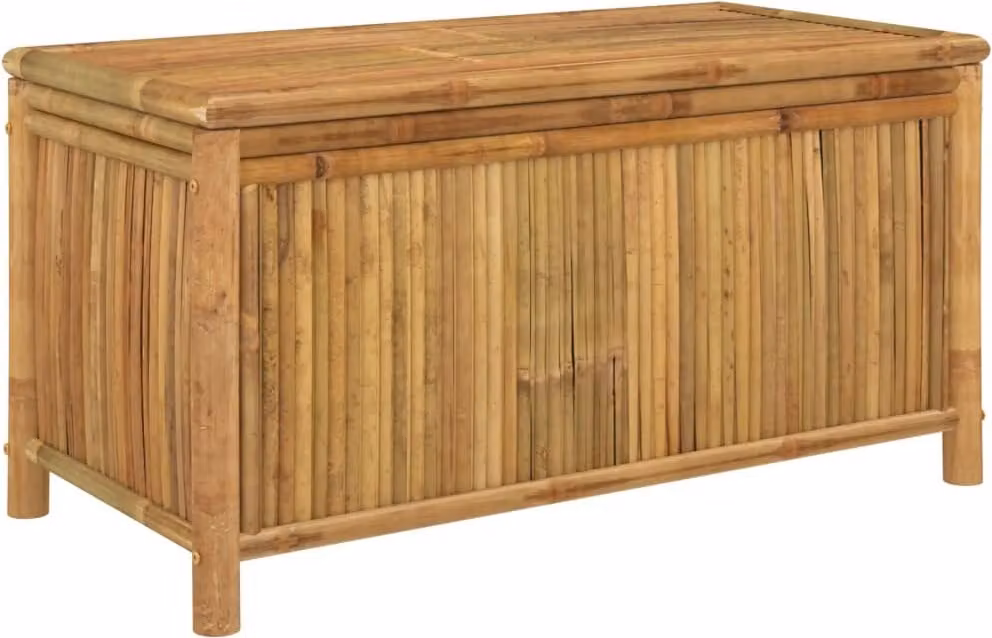 Contenitore Portaoggetti da Giardino 110x52x55 cm in Bambù