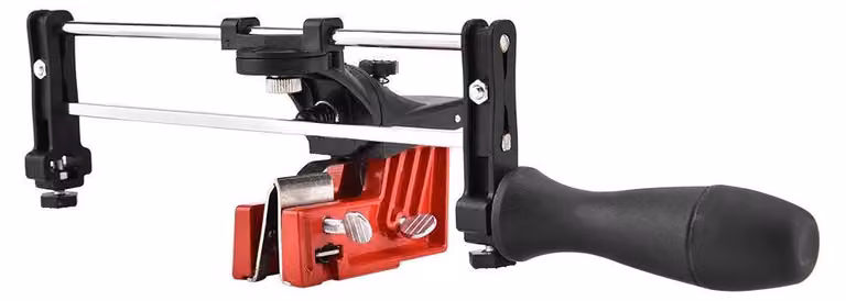 Affilatore manuale per catene – Affilatura di catene per motoseghe – Efficiente e pratico – Metallo – Affilatore per catene per giardinaggio – Per hobbisti – ...
