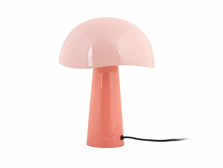 Leitmotiv - Lampada da tavolo Grato - Rosa - Ø25cm Lampada da tavolo - Lampada da comodino, soggiorno, camera da letto