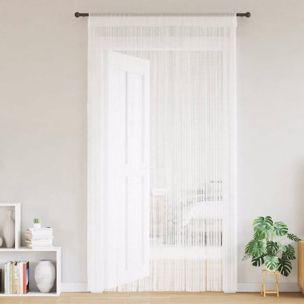 vidaXL 2 Pz Tende a Fili 100x250 cm Bianche