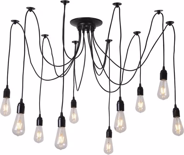 LÚZETE - LÁMPARA DE TECHO 10 LUCES CARLA