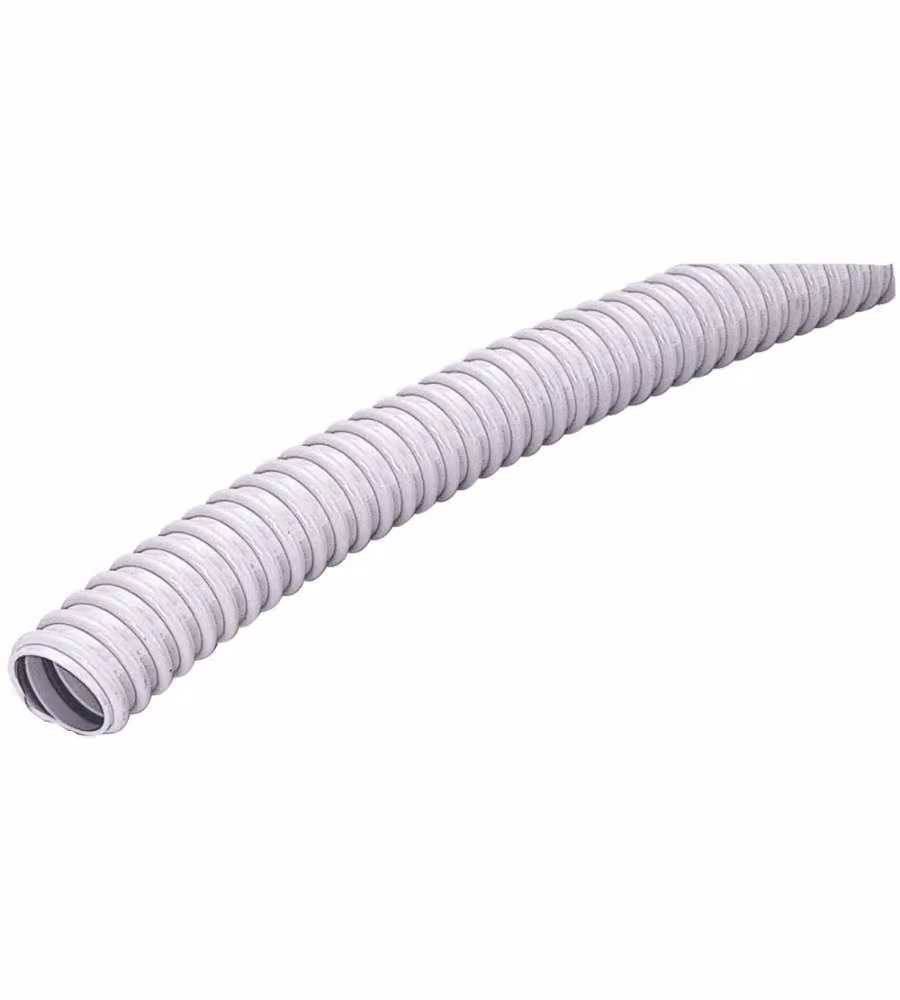 Poly Pool Tubo flessibile 5m d.25mm Grigio Guaina Spiralata