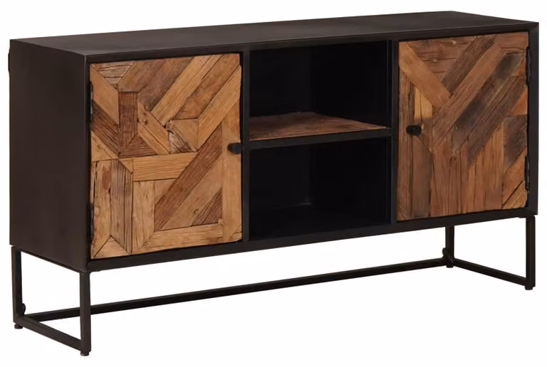Mobile contenitore, dimensioni 105 x 30 x 55 cm. Realizzato in legno massello e legno ingegnerizzato