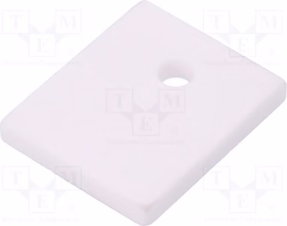 1 dissipatore termico conduttivo in Vetroceramica: larghezza 25 mm, compatibile con AOS 218 247, lunghezza 21 mm, compatibile con TO218, TO247. Accessorio per dissipatore