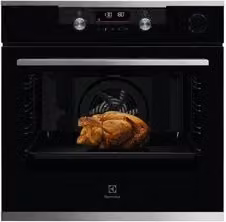 Forno elettrico da incasso combinato Electrolux Serie 700 Kocdh76X Steamcrisp Black e Silver, Classe A+, Capacità 72 Lt, L: 60 cm