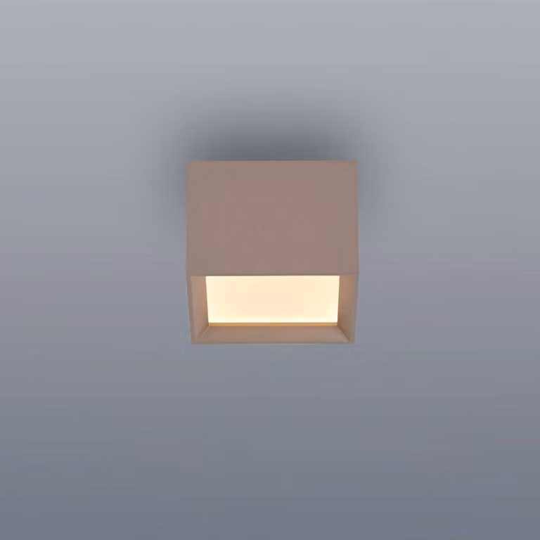 PURE Plafoniera soffitto Manhatten, dimmerabile, Bronzo / Ottone antico, Corridoio, Alluminio, Moderno, Plafoniera
