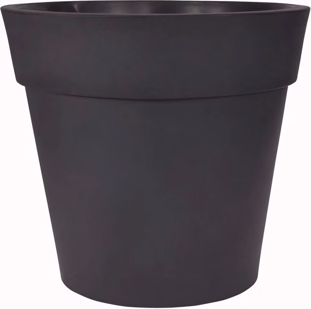 Vaso Lira Elite Nuova Pasquini e Bini in resina moderno rotazionale, Colore: Antracite, Altezza: 80 cm
